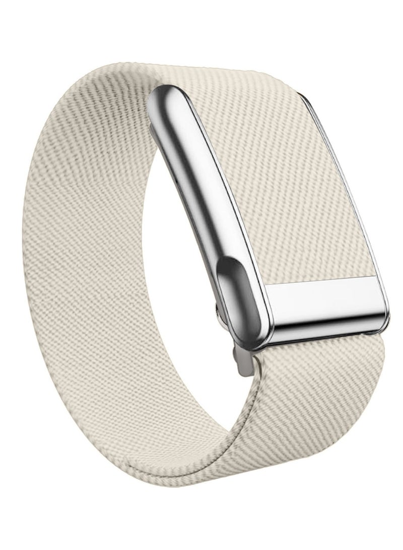 CATANES Replacement Nylon Band for Whoop MG with Silver Clip, Adjustable Wrist Strap for Fitness and Daily Use, for Men & Women- Starlight - Image 2